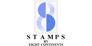 STAMPS BY EIGHT CONTINENTS